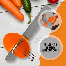 Cheer Collection® Vegetable Peeler And Spiralizer product image
