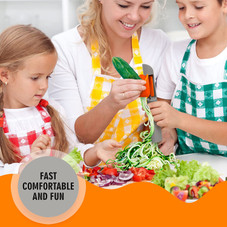 Cheer Collection® Vegetable Peeler And Spiralizer product image
