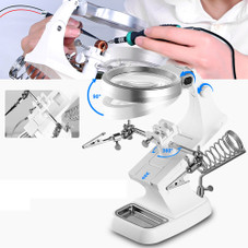 LED 3X/4.5X Magnifier Lens Helping Hand Stand product image