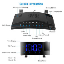 iMounTEK® Projection Alarm Clock product image