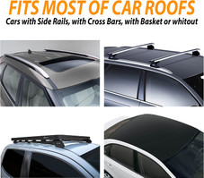 Zone Tech® Waterproof Vehicle Roof Cargo Bag With Anti-slip Mat product image