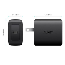 AUKEY PA-Y15 USB-C Wall Charger | 18W Power Delivery product image