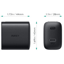 Aukey® PA-F1S 20W USB-C PD Charger Adapter (1- or 2-Pack) product image