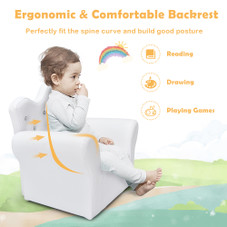 Kids' Princess Sofa Armchair with Ottoman product image