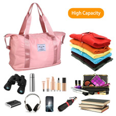 Laromni™ Large Shoulder Travel Duffle Bag with Luggage Sleeve product image