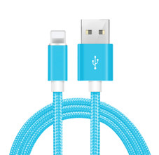 10-Foot Braided MFi Lightning Cables for Apple Devices (5-Pack) product image