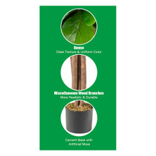 4-Foot Artificial Fiddle-Leaf Fig Tree product image