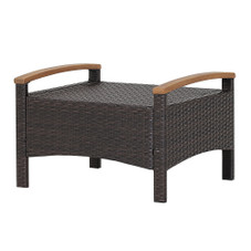 Patio Rattan Ottomans (Set of 2) product image