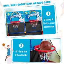Kids' Dual Shot Basketball Arcade Game with 4 Balls & Pump product image