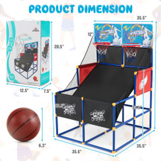 Kids' Dual Shot Basketball Arcade Game with 4 Balls & Pump product image
