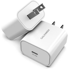 Galvanox® PD 20W Fast Charging USB-C Wall Adapter (2-Pack) product image