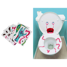 Paladone Terrifying Vinyl Toilet Decals (2-Pack) product image