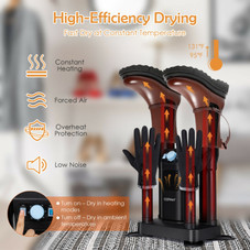 Electric 4-Shoe Boot Dryer with 180-Minute Timer & Ozone Disinfection product image