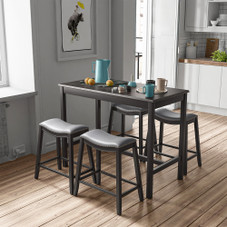 5-Piece Counter Height Table & Upholstered Stools product image