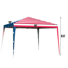 American Flag 10' x 10' Pop-up Canopy product image