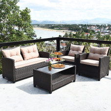 8-Piece Outdoor Patio Rattan Furniture Set product image