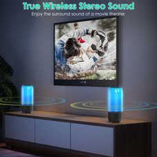 iMounTEK® Wireless Lighted Portable Speaker with Color-Changing Light product image