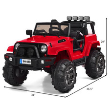 12V Kids' Ride-On Truck with Bluetooth Remote Control product image
