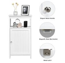 Bathroom Floor Cabinet with Adjustable Shelf product image