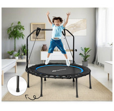 Foldable 40-Inch Fitness Trampoline with Resistance Bands product image