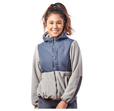 Women’s Two-Tone Full-Zip Fleece Jacket product image