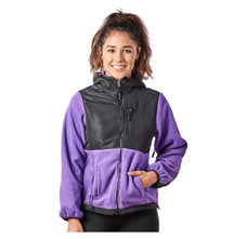 Women’s Two-Tone Full-Zip Fleece Jacket product image