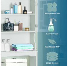 Spacesaving Over-the-Toilet 2-Door Storage Cabinet  product image