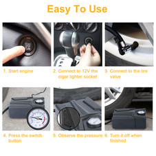 12V DC Portable Car Tire Air Pump product image