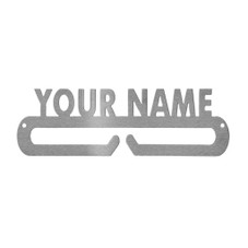 Personalized Steel Medal and Ribbon Display product image