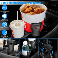 2-in-1 Universal Car Cup Holder Expander product image
