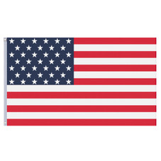 Outdoor 20-Foot Aluminum Sectional Flagpole Halyard Kit with 2 U.S.A. Flags product image