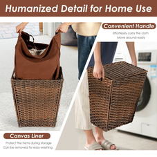 Handwoven Foldable Laundry Hamper product image