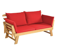 Convertible Wood Outdoor Sofa/Daybed  product image