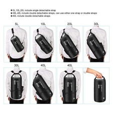 Waterproof Floating Dry Bag with 2 Exterior Zip Pockets product image