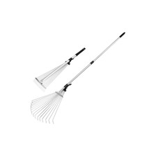 LakeForest® Adjustable Garden Leaf Rake product image