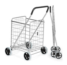 Folding Utility Shopping Cart product image