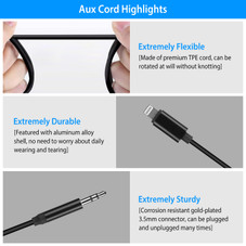 iMounTEK® 8-Pin Lightning to 3.5mm AUX Cable product image