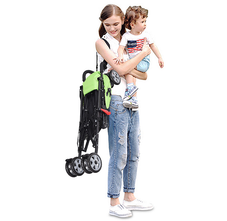 Folding Lightweight Umbrella Travel Stroller with Storage product image