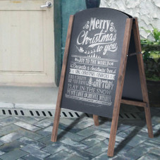 Wooden 31.5'' A-Frame Chalkboard Sign product image