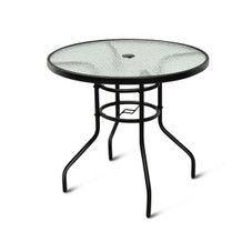 Round 32'' Tempered Glass Patio Table product image