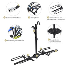 Goplus 2-Bike Platform Hitch Carrier Rack  product image