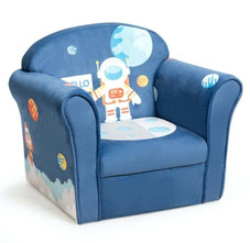 Kids' Animal Print Upholstered Armchair product image