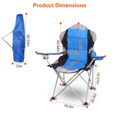 Deluxe Foldable Camping Chair by LakeForest® product image