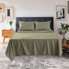 Brushed Microfiber Striped Bed Sheet Set product image