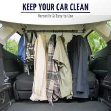 Zone Tech® Car Expandable Clothes Hanger Bar (1- Or 2-Pack) product image