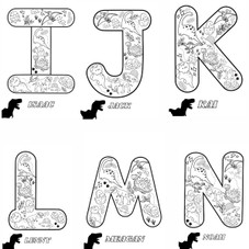 Personalized Kids' Name Coloring Poster product image