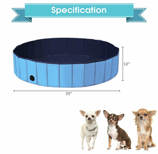 Foldable 55-Inch Leakproof Kiddie Pool product image