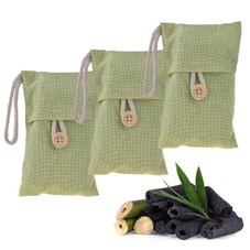 Odor-Eliminating Natural Bamboo Charcoal Air Purifying Bag (3-Pack) product image
