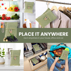 Odor-Eliminating Natural Bamboo Charcoal Air Purifying Bag (3-Pack) product image