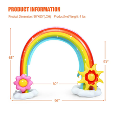 Kids' 7.5-Foot Inflatable Rainbow Arch Sprinkler product image